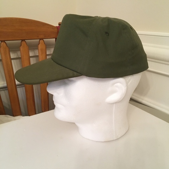 Vintage US Army Issue Hot Weather OG-507 Military Cap Hat Size 7.125 Olive Drab - Picture 3 of 6